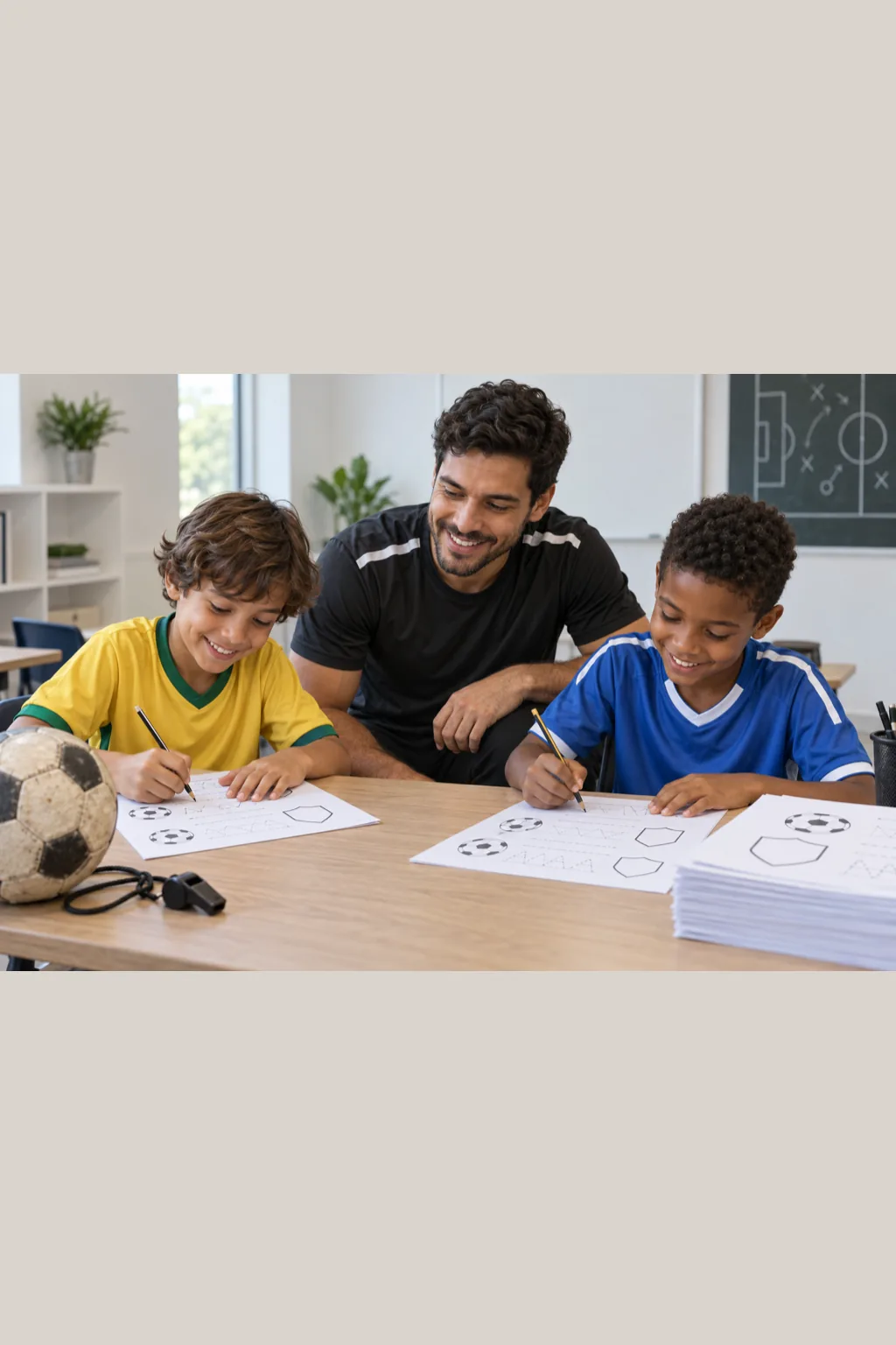 caligrafia para imprimir — exemplo criado na Desenhos pra Colorir