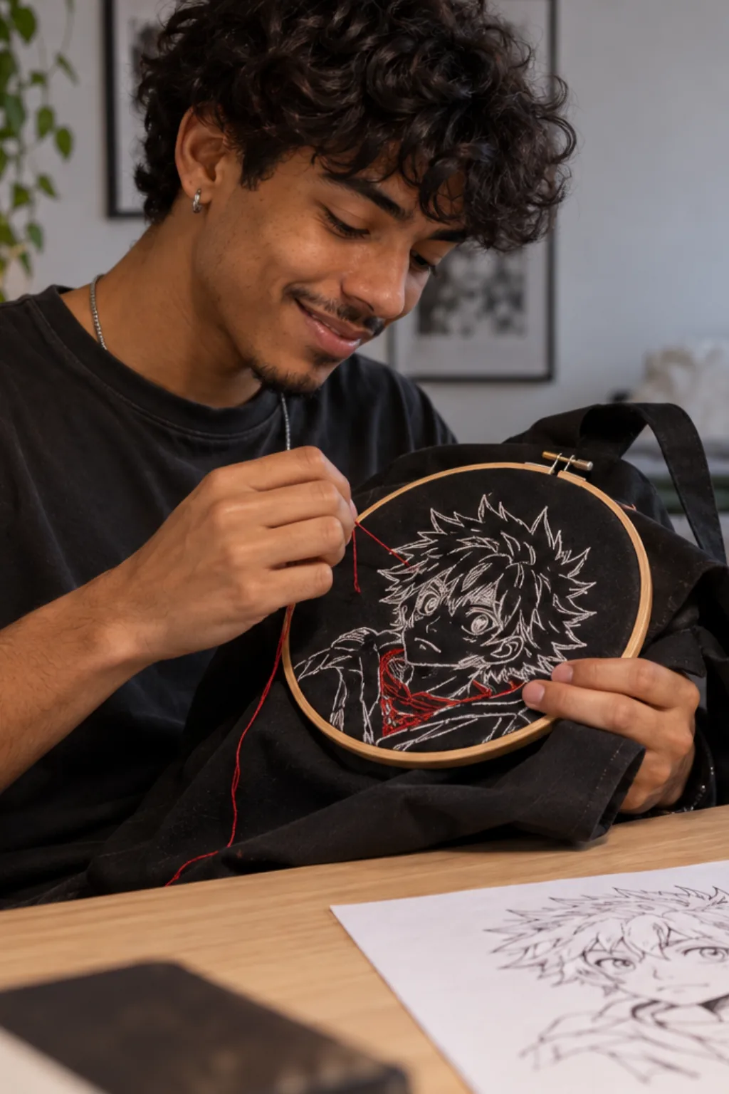 desenhos para bordar — exemplo criado na Desenhos pra Colorir