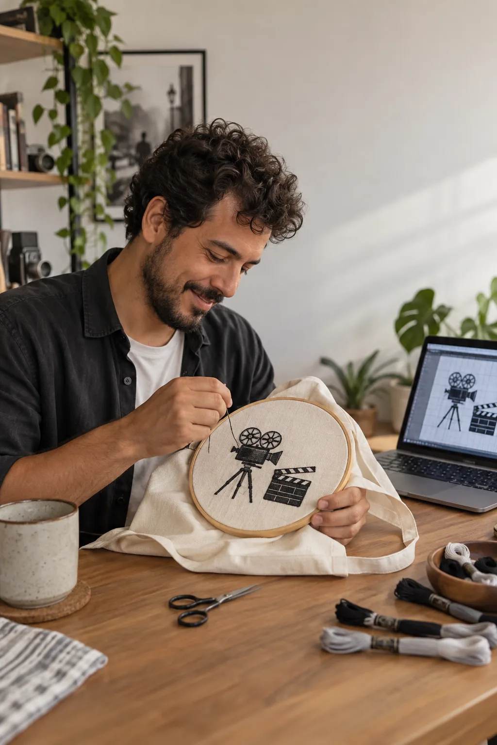 desenhos para bordar — exemplo criado na Desenhos pra Colorir