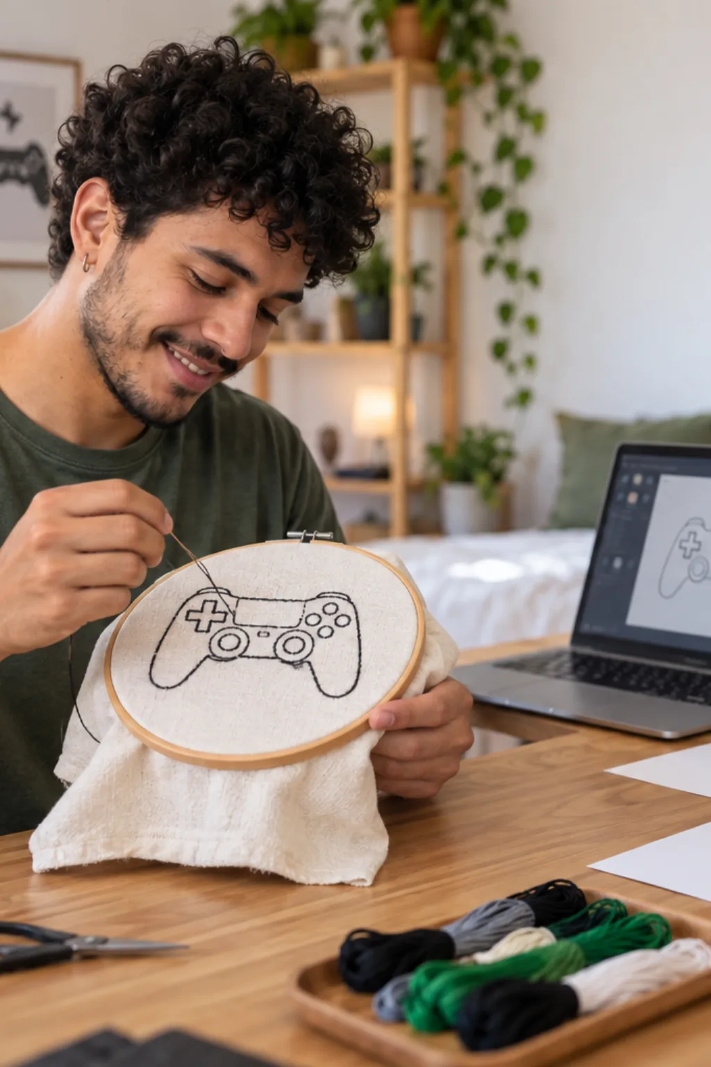desenhos para bordar — exemplo criado na Desenhos pra Colorir