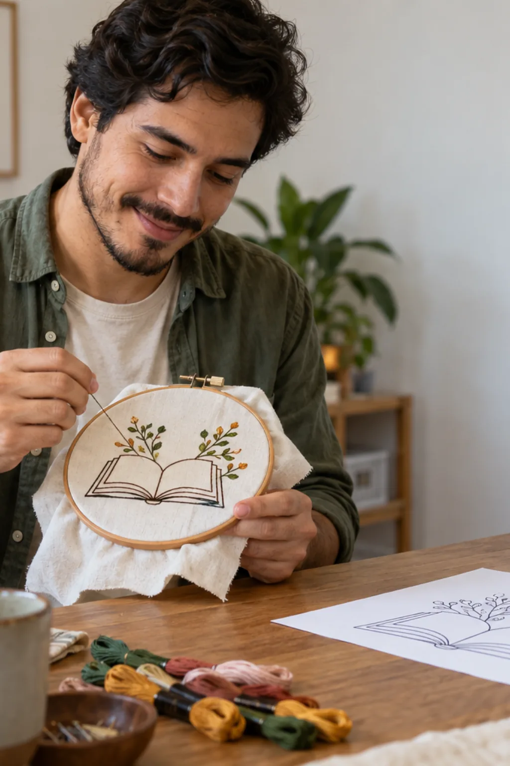 desenhos para bordar — exemplo criado na Desenhos pra Colorir