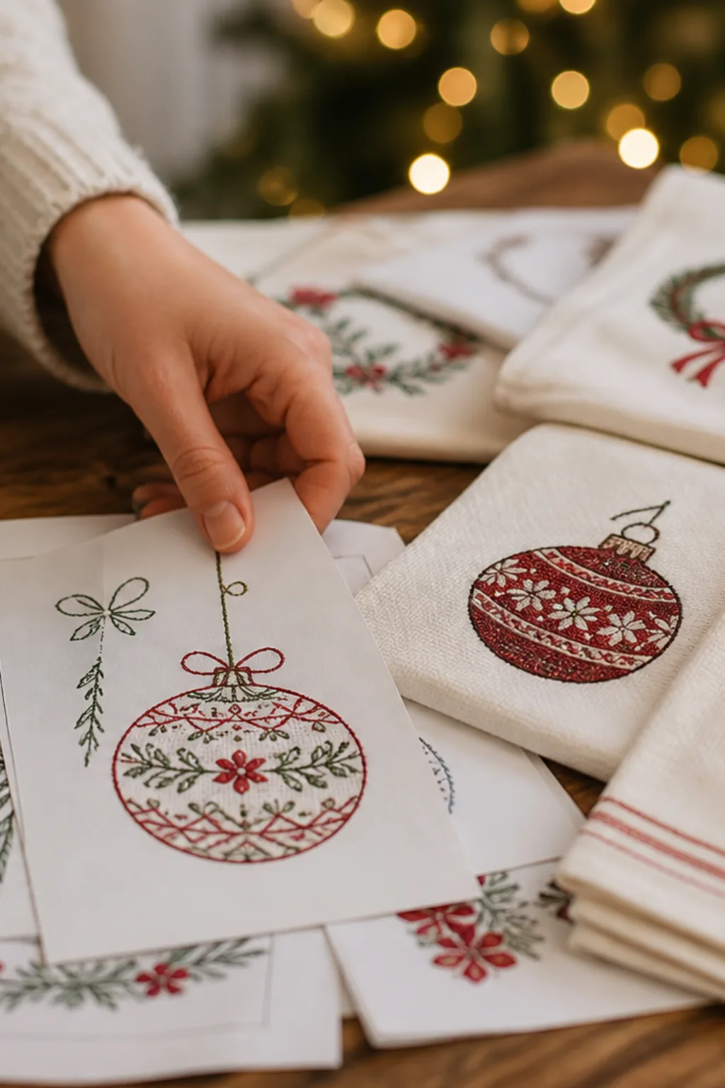 Desenhos de Natal para Bordar - Depois