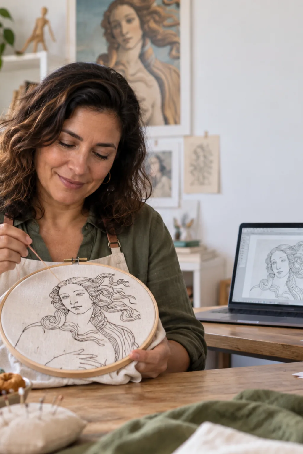 desenhos para bordar — exemplo criado na Desenhos pra Colorir
