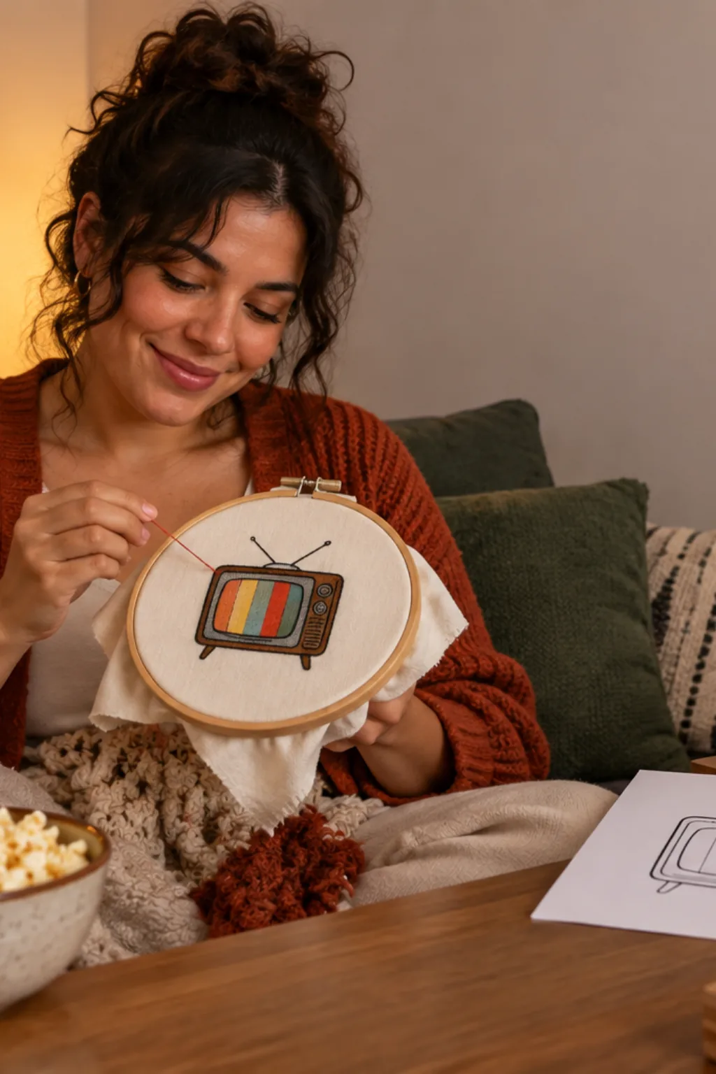 desenhos para bordar — exemplo criado na Desenhos pra Colorir