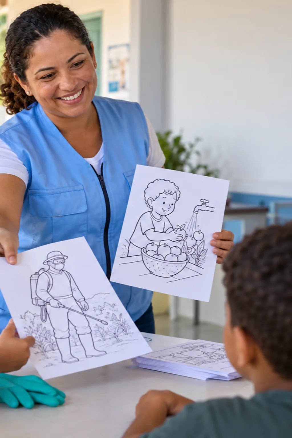 desenhos de agrotóxicos para colorir — exemplo criado na Desenhos pra Colorir