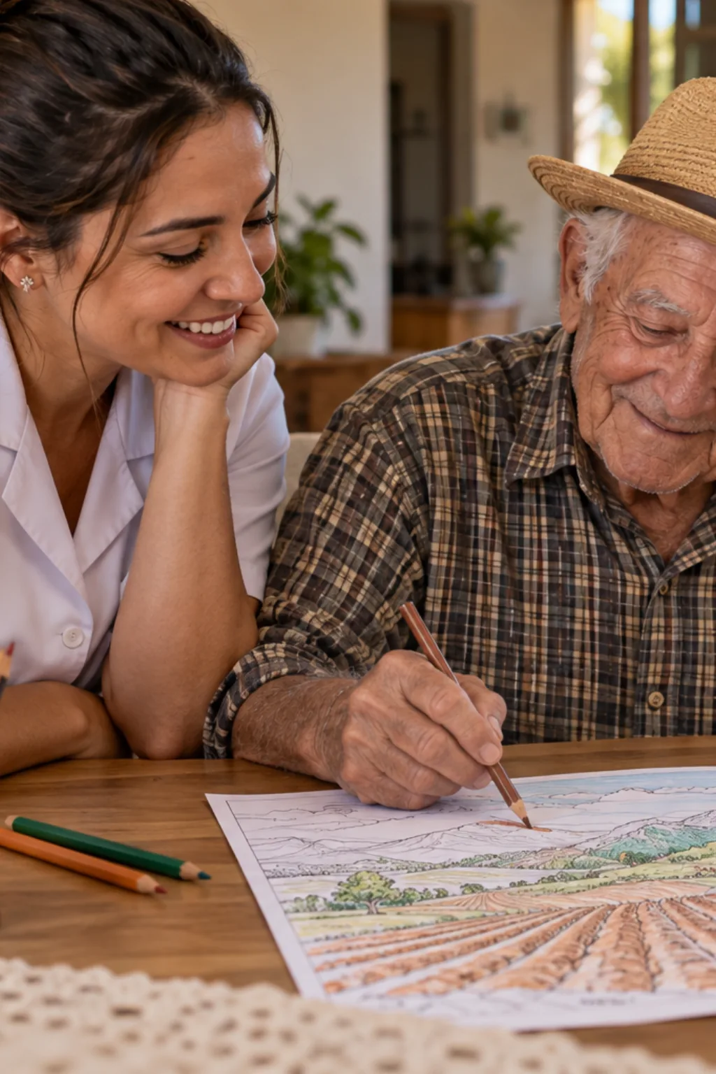 desenhos de terra arada para colorir — exemplo criado na Desenhos pra Colorir