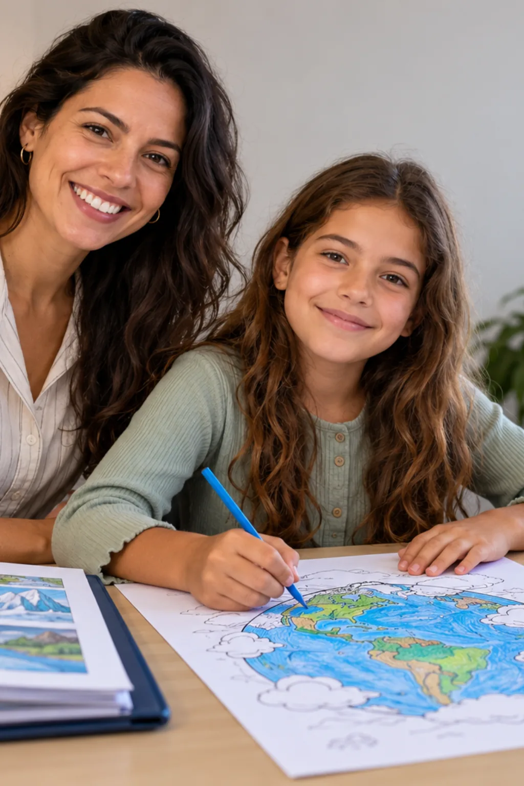 desenhos da hidrosfera para colorir — exemplo criado na Desenhos pra Colorir