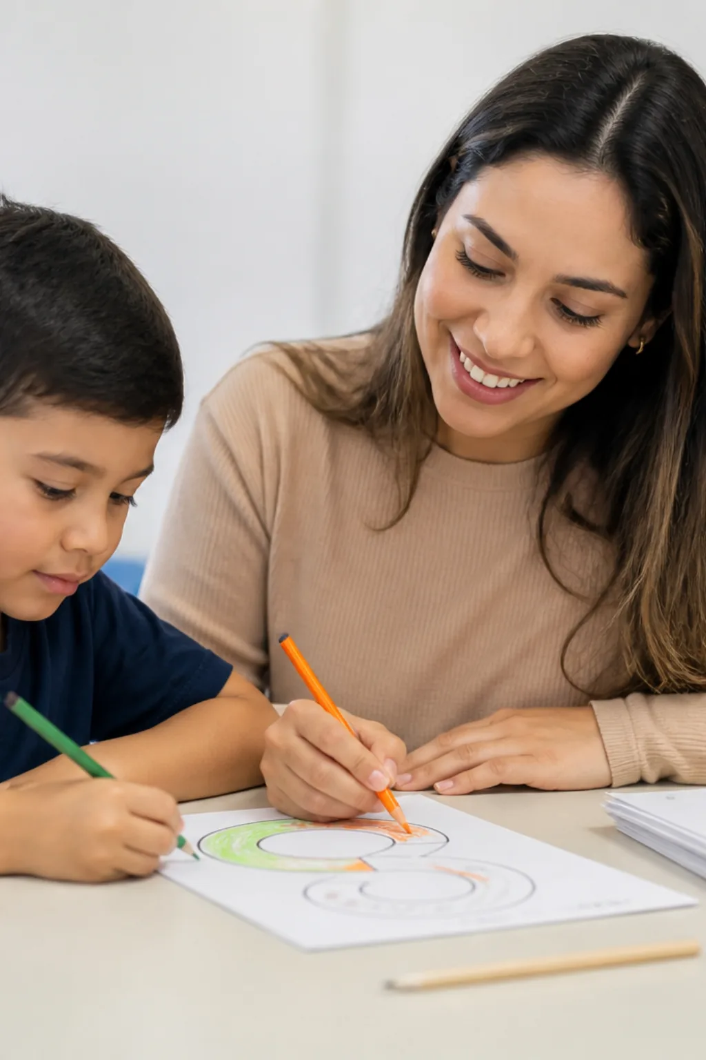 desenhos do alfabeto cursivo para colorir — exemplo criado na Desenhos pra Colorir