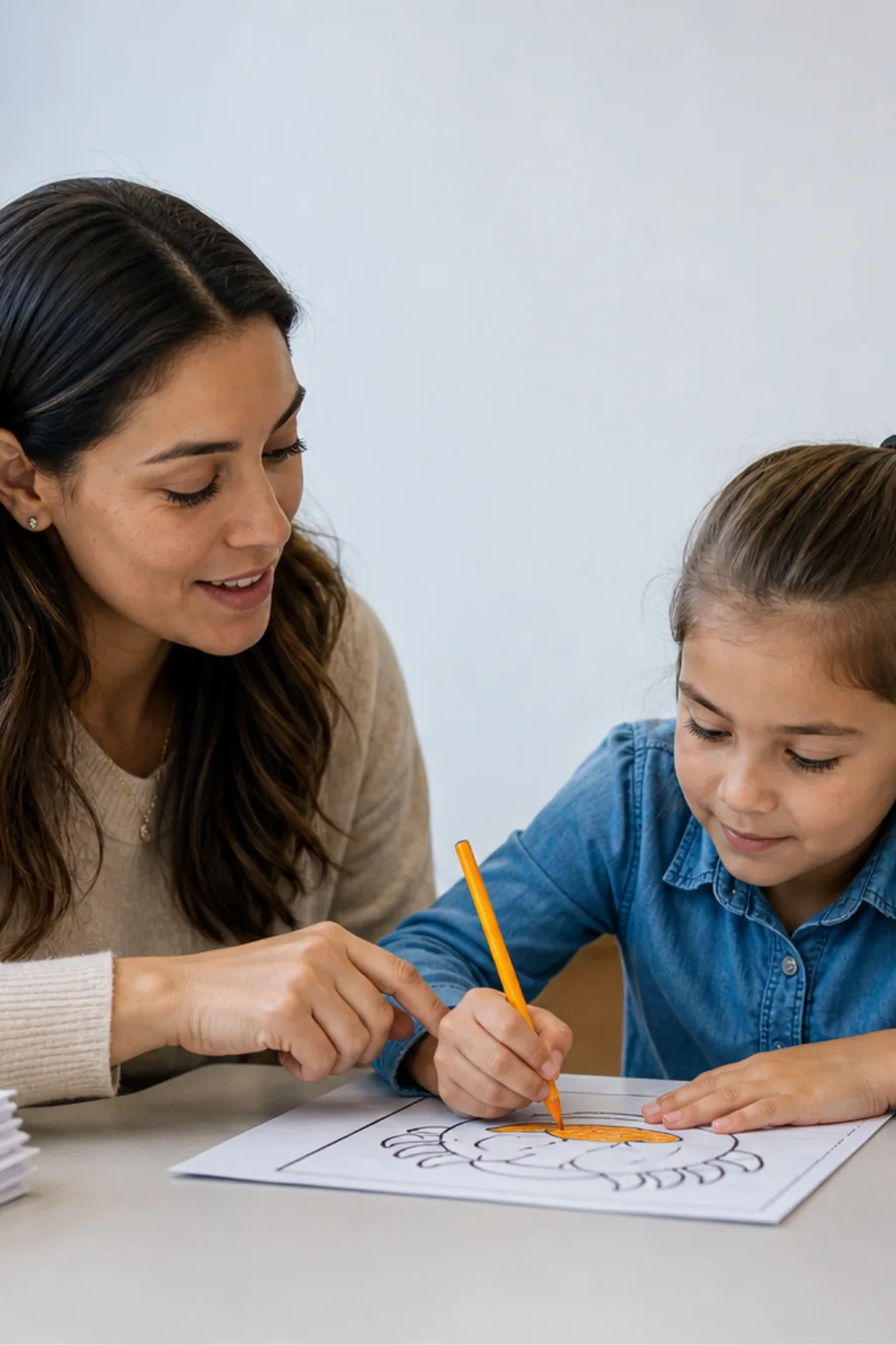 desenhos de encontros consonantais para colorir — exemplo criado na Desenhos pra Colorir