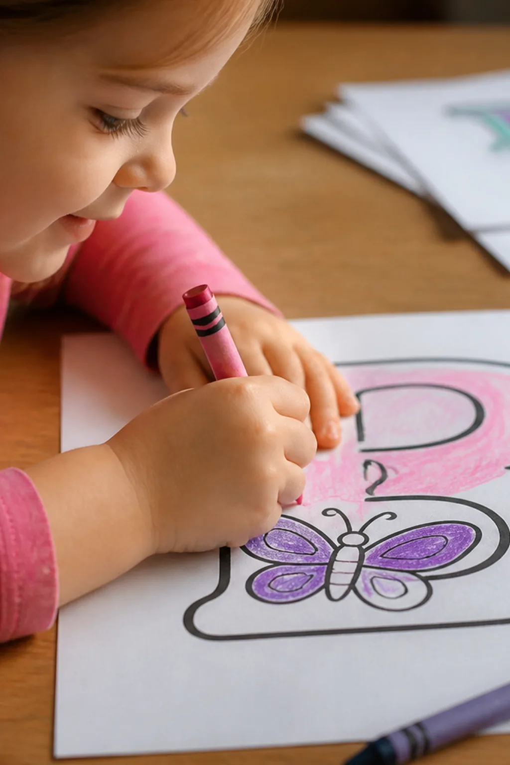 desenhos da letra B para colorir - 2