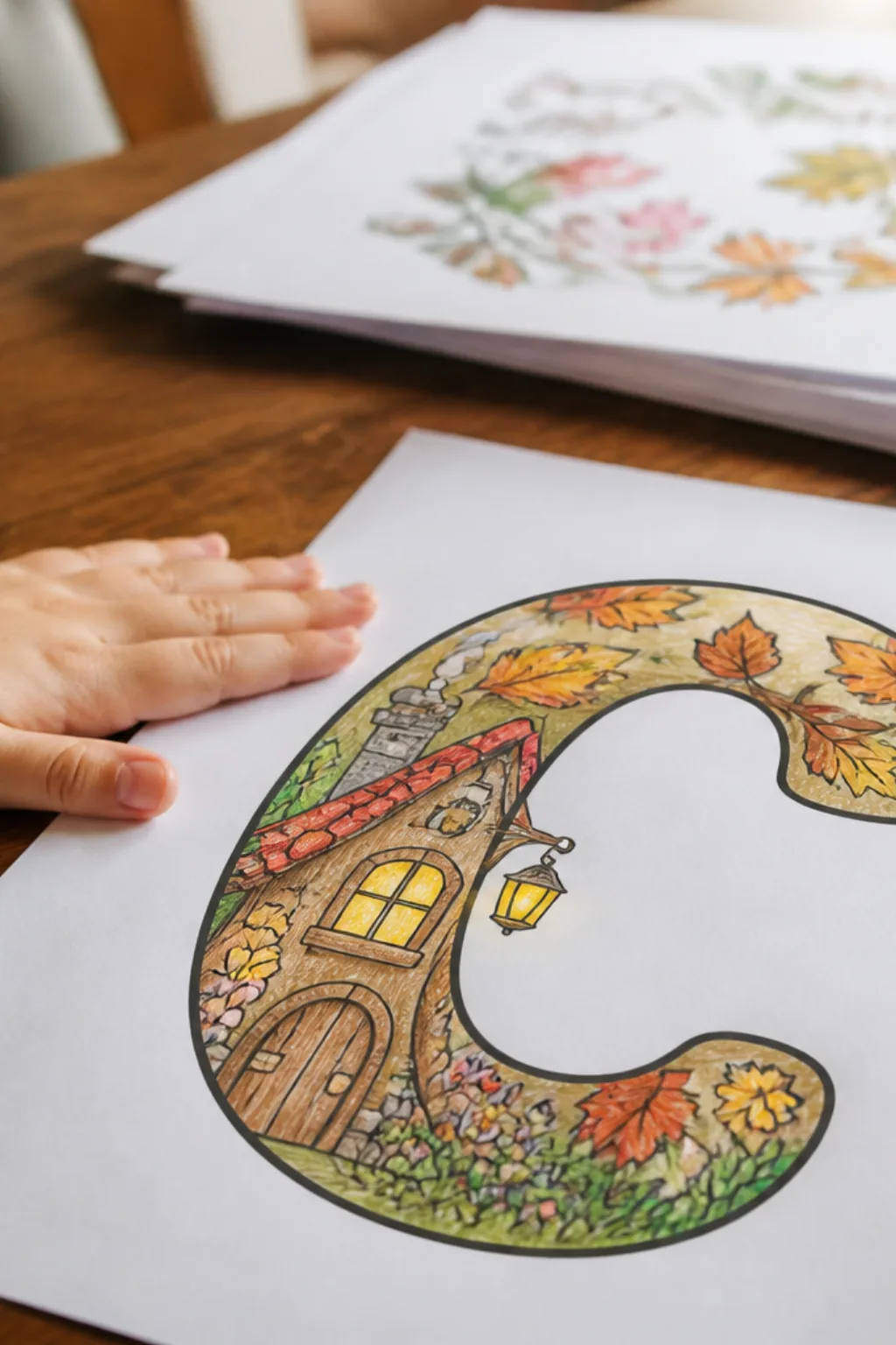 desenhos da letra C para colorir - 2