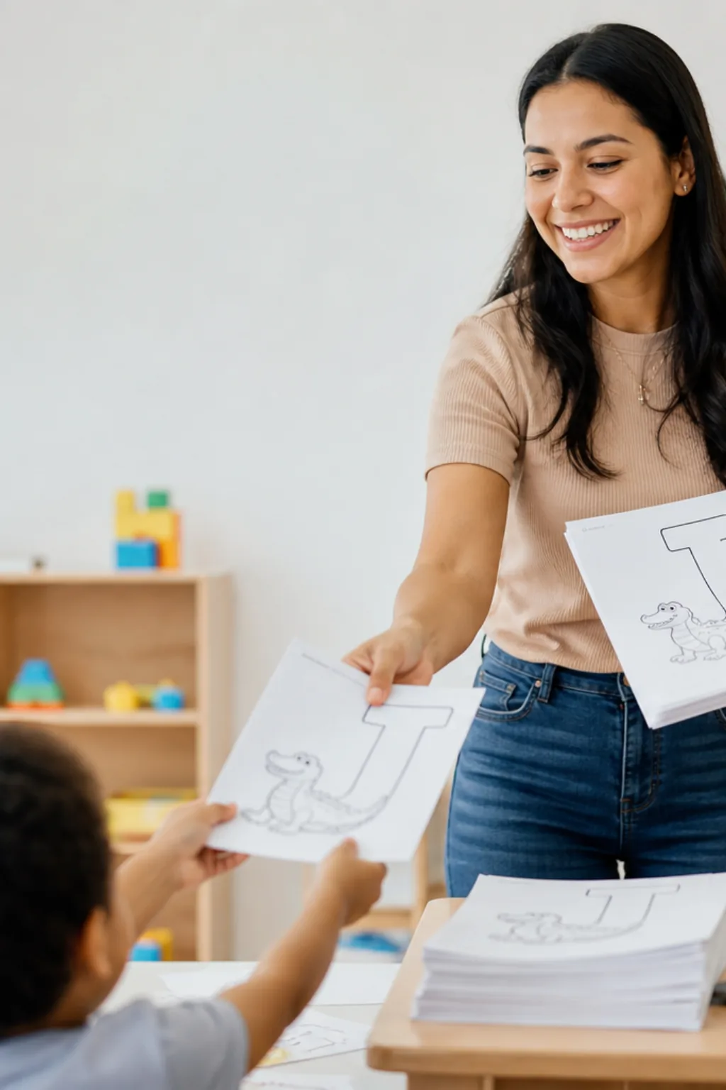 desenhos da letra J para colorir — exemplo criado na Desenhos pra Colorir