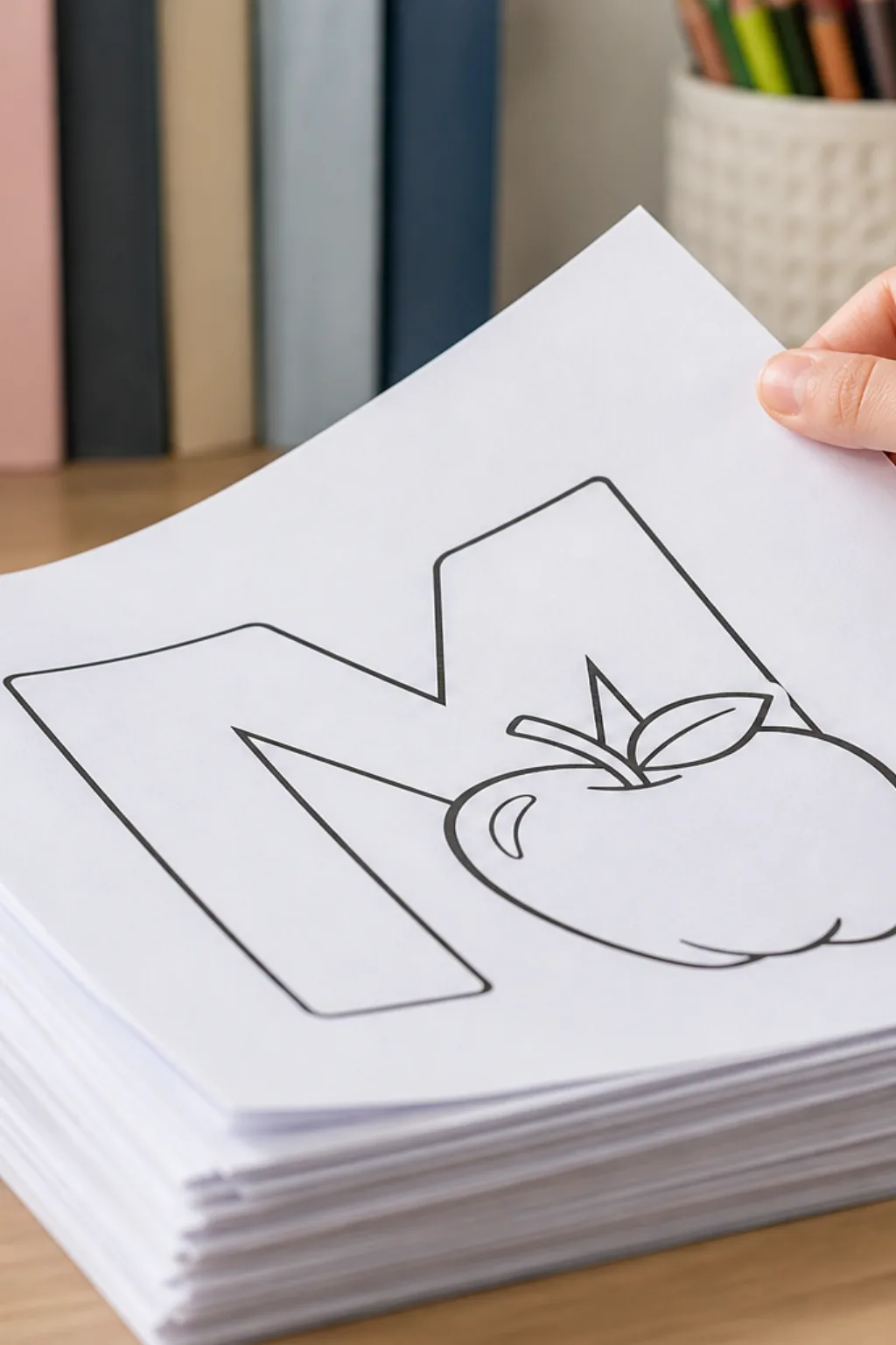 desenhos da letra M para colorir - 2