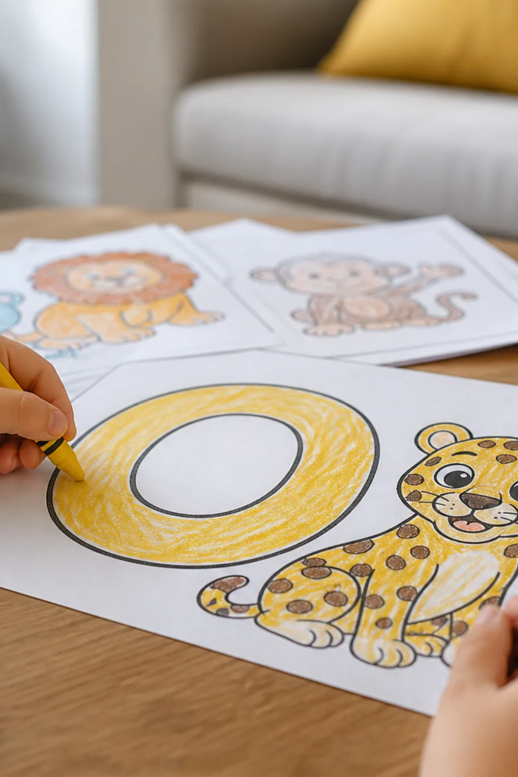 desenhos da letra O para colorir - 2