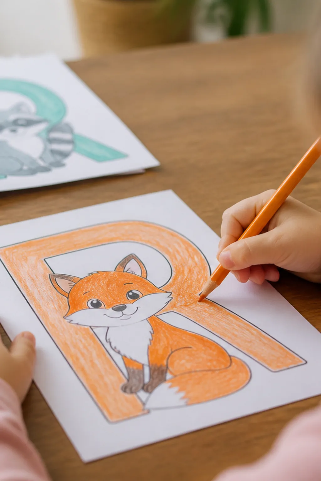 desenhos da letra R para colorir - 2