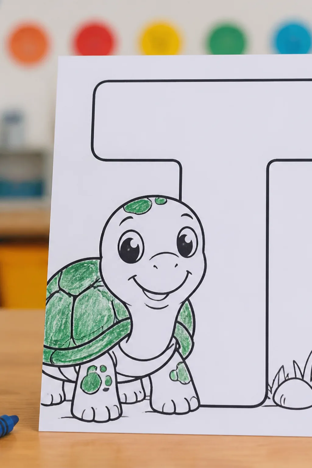 desenhos da letra T para colorir - 2