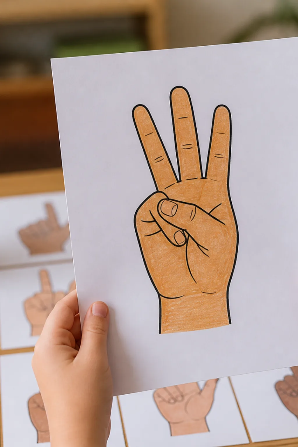 desenhos do alfabeto da Língua Americana de Sinais para colorir - 2