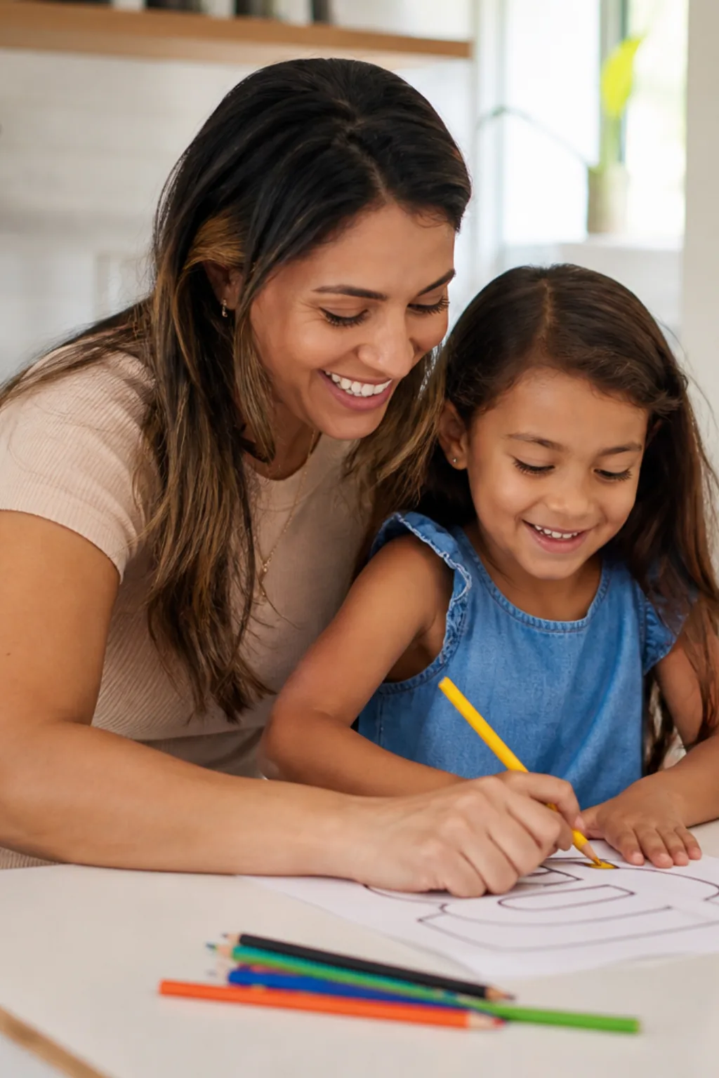 desenhos de palavras para colorir — exemplo criado na Desenhos pra Colorir