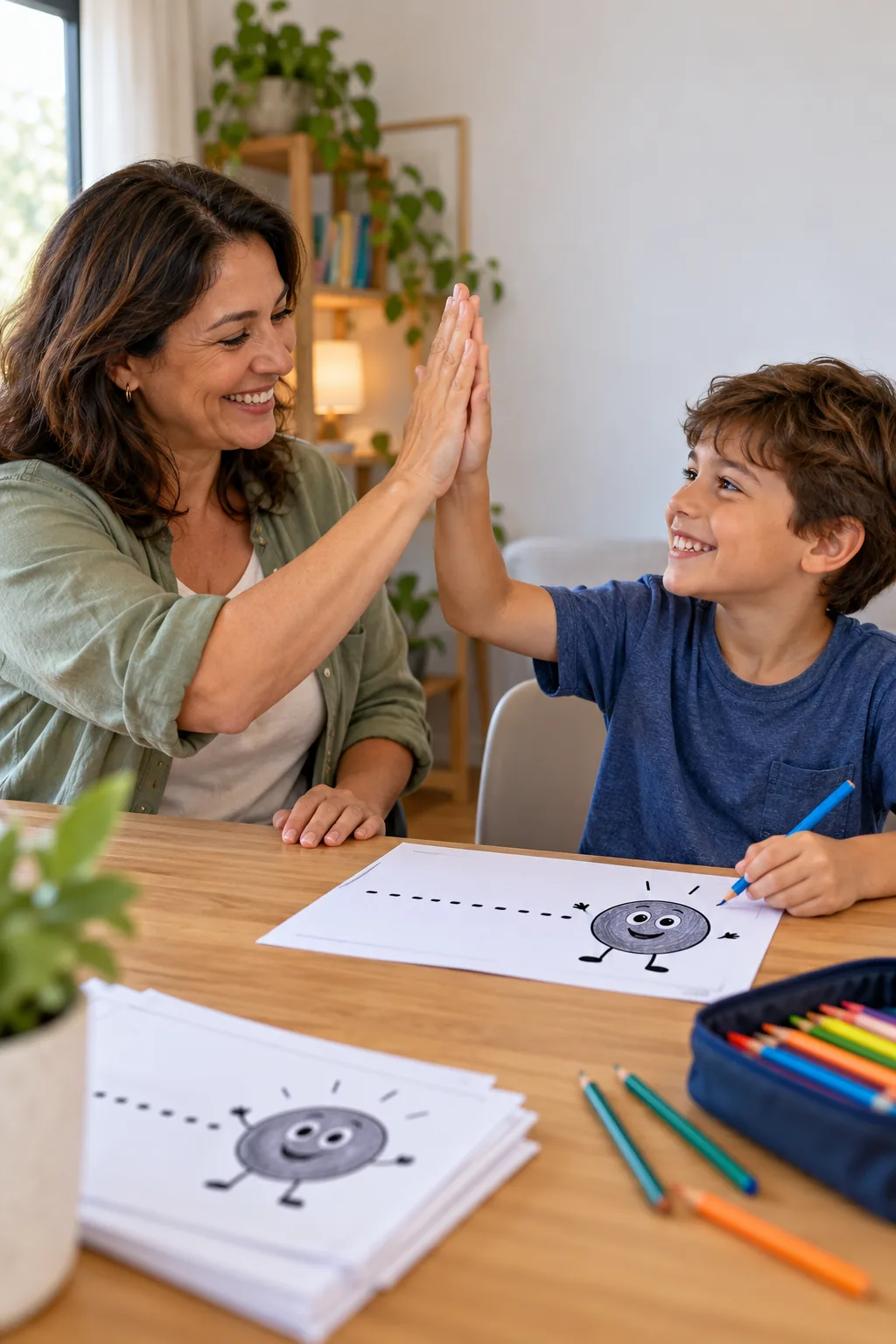 desenhos de ponto final para colorir — exemplo criado na Desenhos pra Colorir