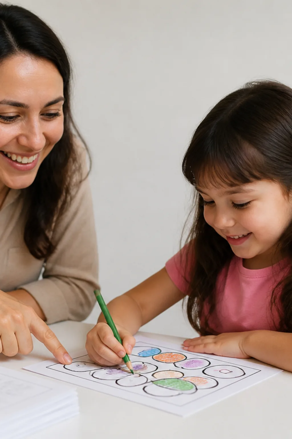 desenhos de sílabas para colorir — exemplo criado na Desenhos pra Colorir