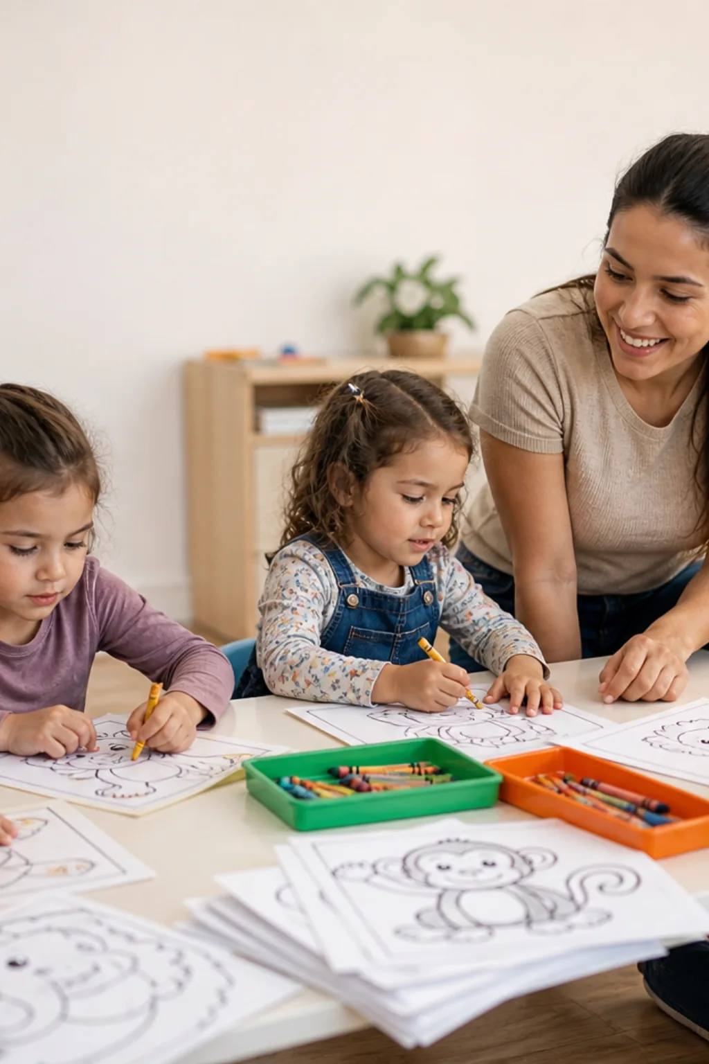 Desenhos de Animais para Colorir - Antes