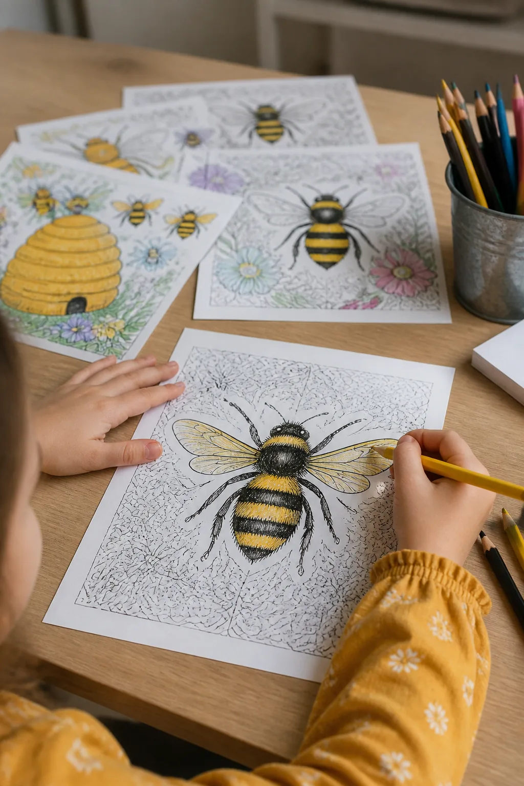desenhos de abelha para colorir - 2