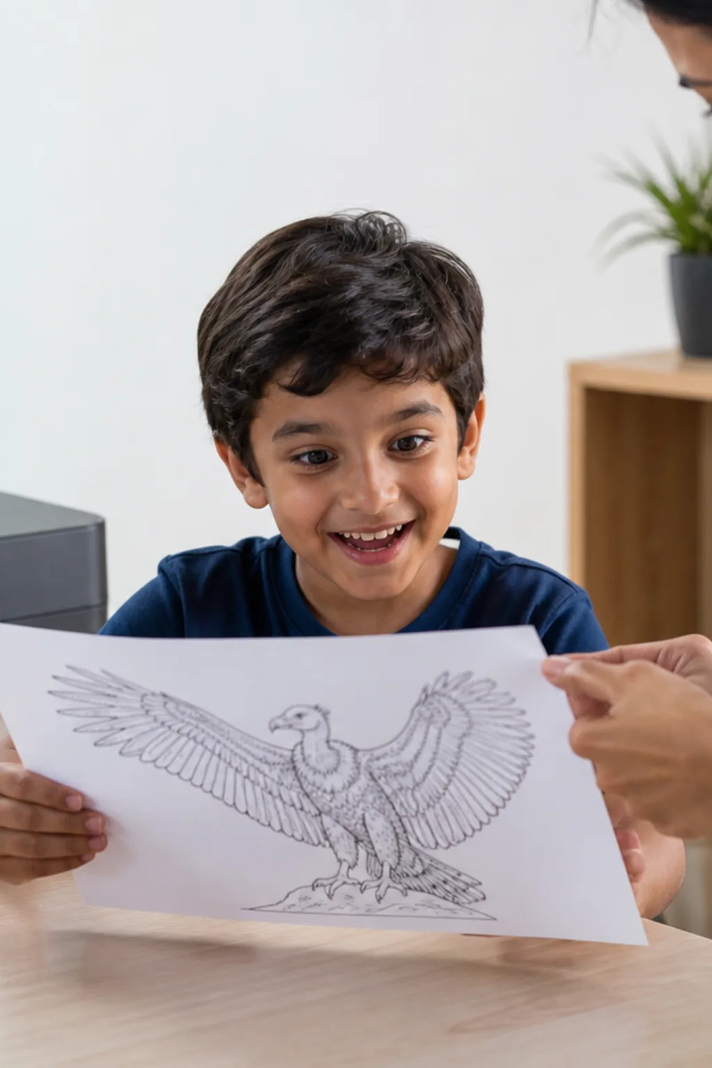 desenhos de abutre para colorir - 1