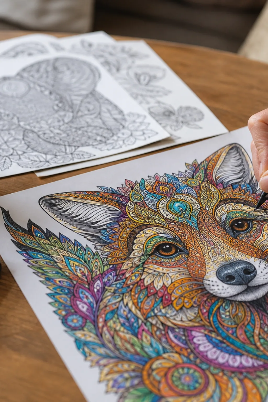 desenhos de animais para colorir para adultos - 2