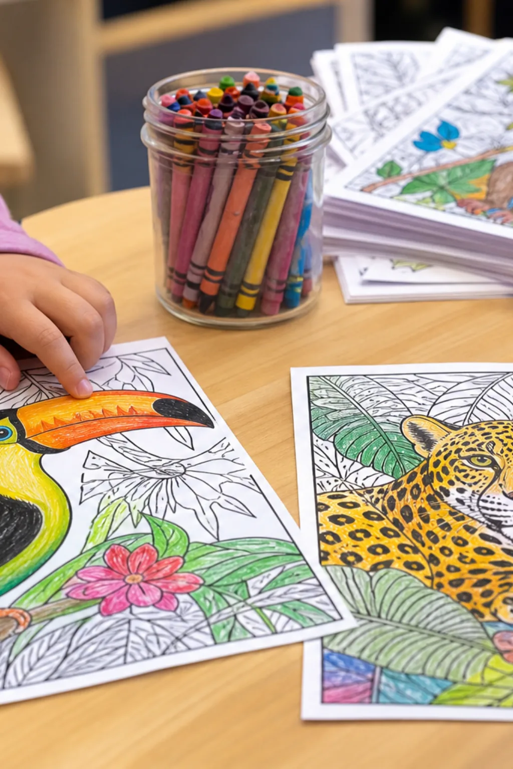 desenhos de animais da amazônia para colorir - 2