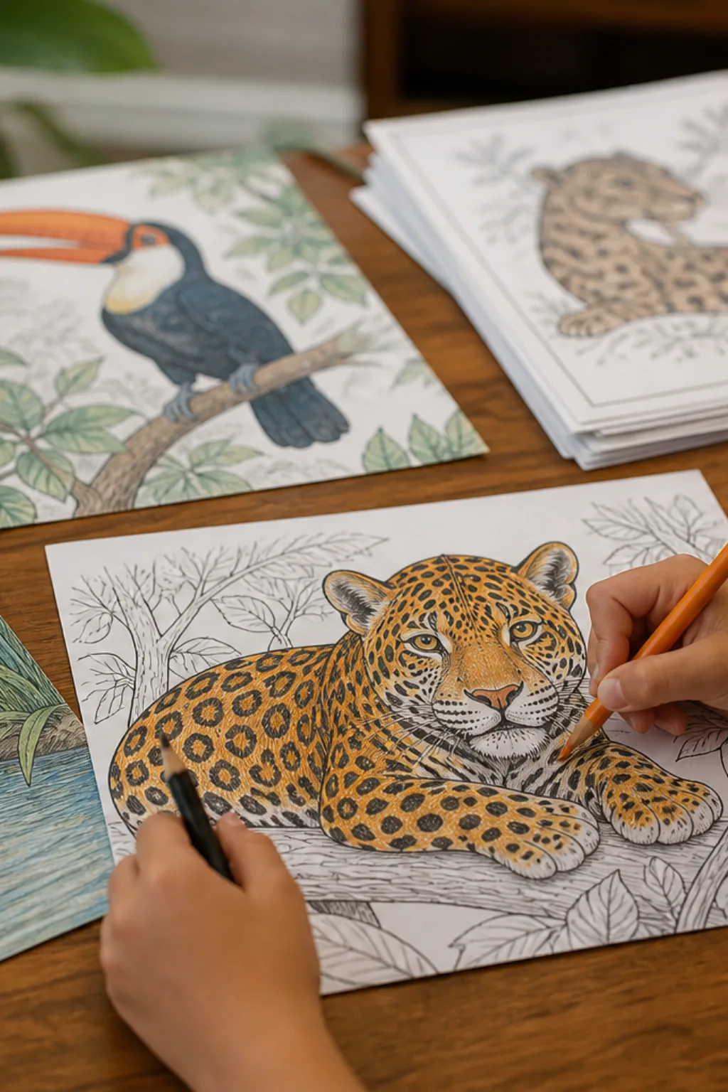 desenhos de animais da América do Sul para colorir - 2