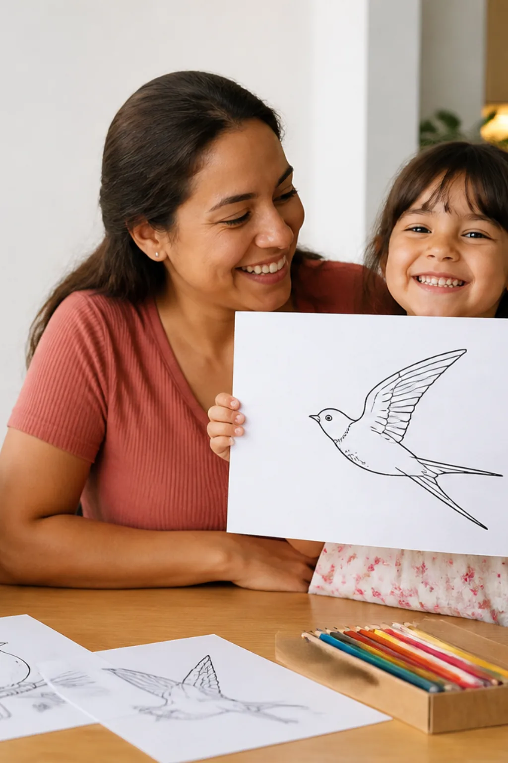 desenhos de andorinha para colorir - 1