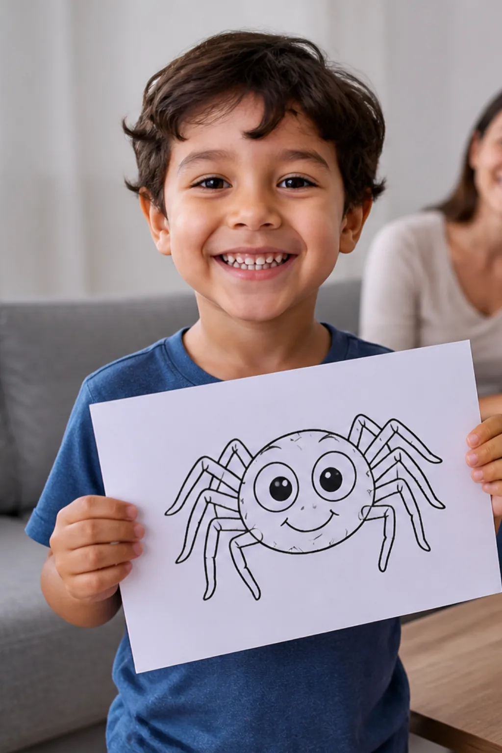 desenhos de aranha para colorir - 1