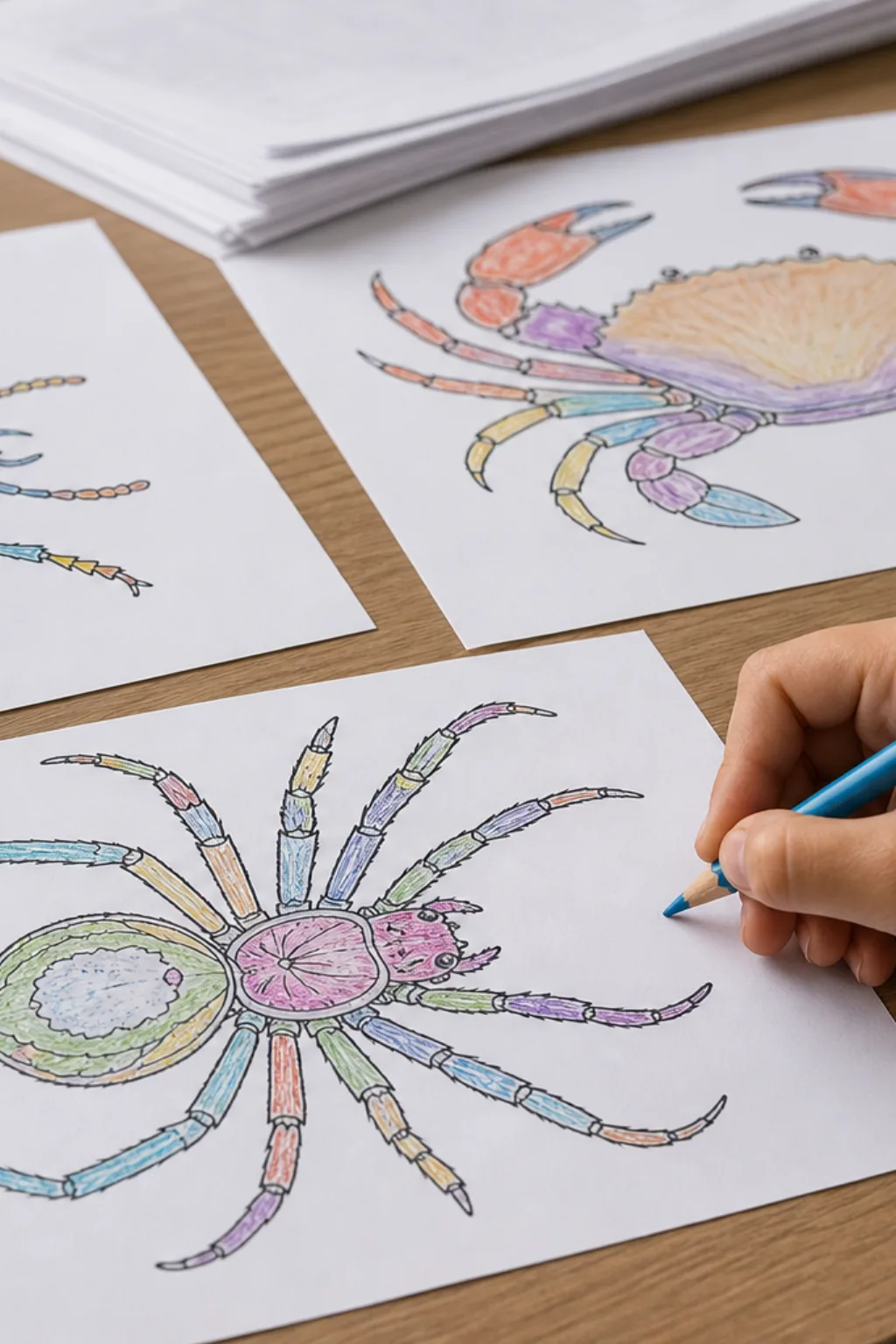desenhos de artrópodes para colorir - 2