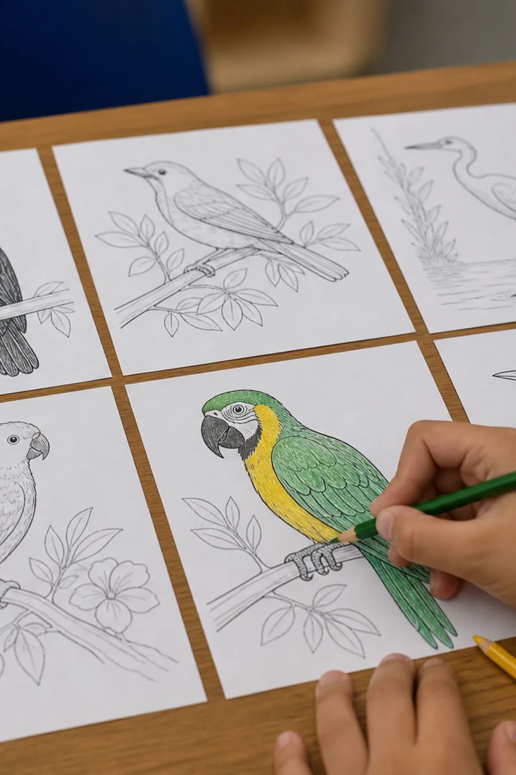 desenhos de aves brasileiras para colorir - 2