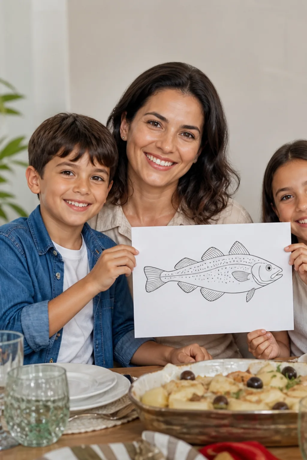 desenhos de bacalhau para colorir - 1