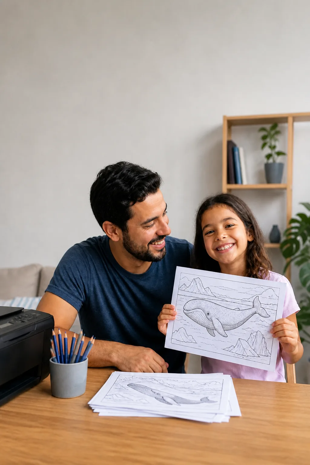 desenhos de baleia-da-Groenlândia para colorir — exemplo criado na Desenhos pra Colorir