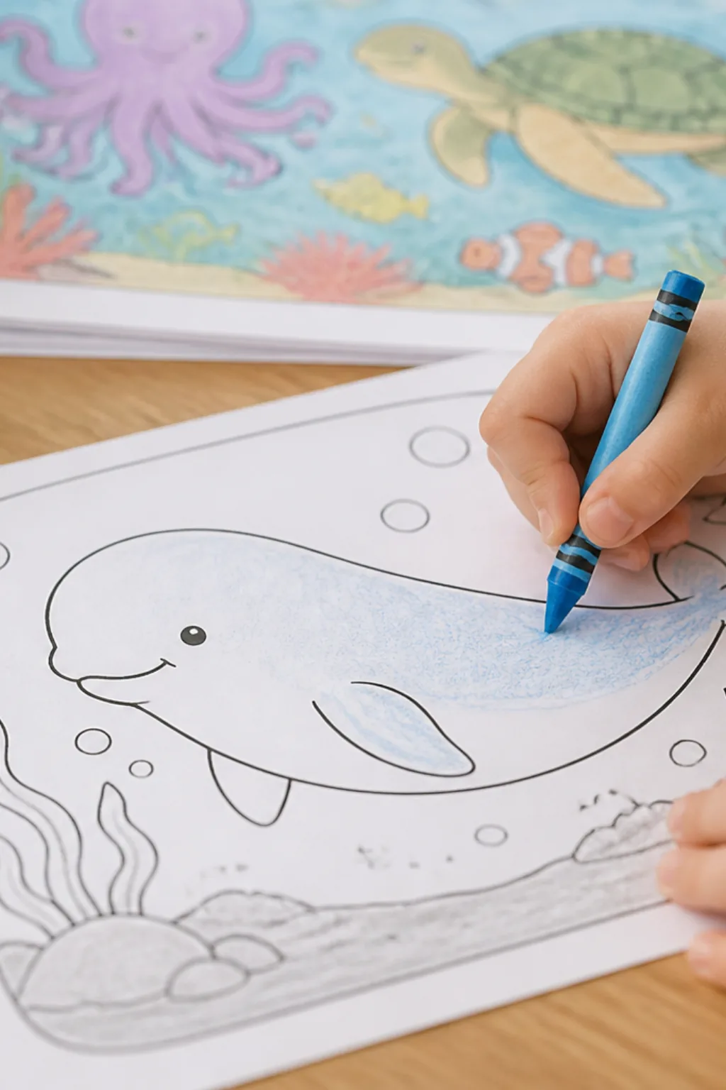 desenhos de beluga para colorir - 2