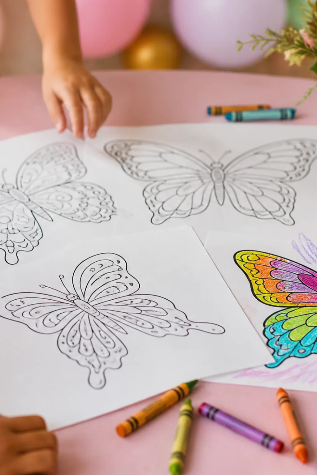 desenhos de borboleta para colorir - 2