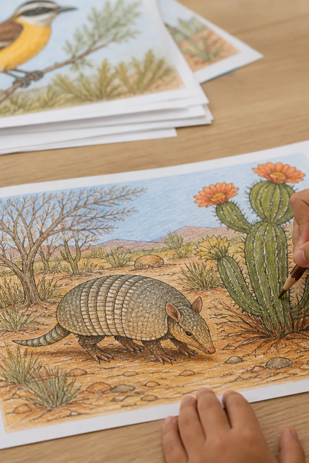 desenhos de animais da caatinga para colorir - 2