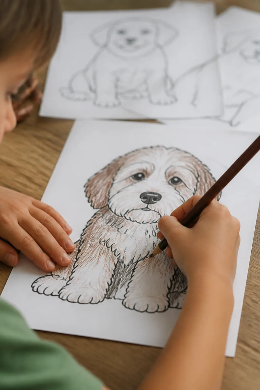 desenhos de cachorro para colorir - 2