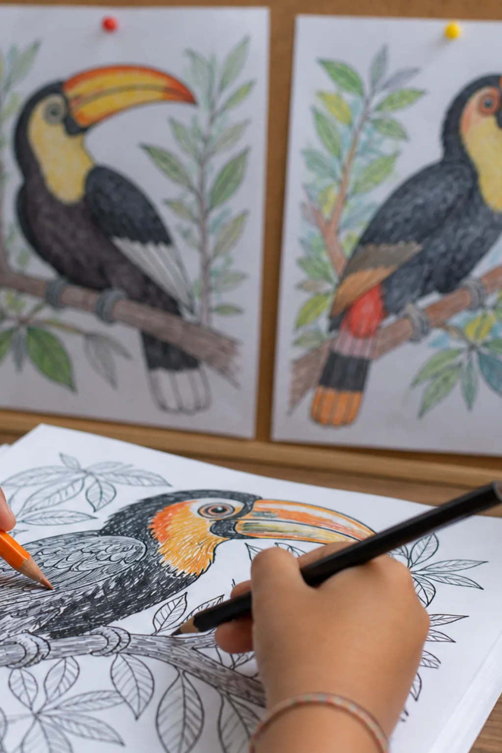 desenhos de calau para colorir - 2