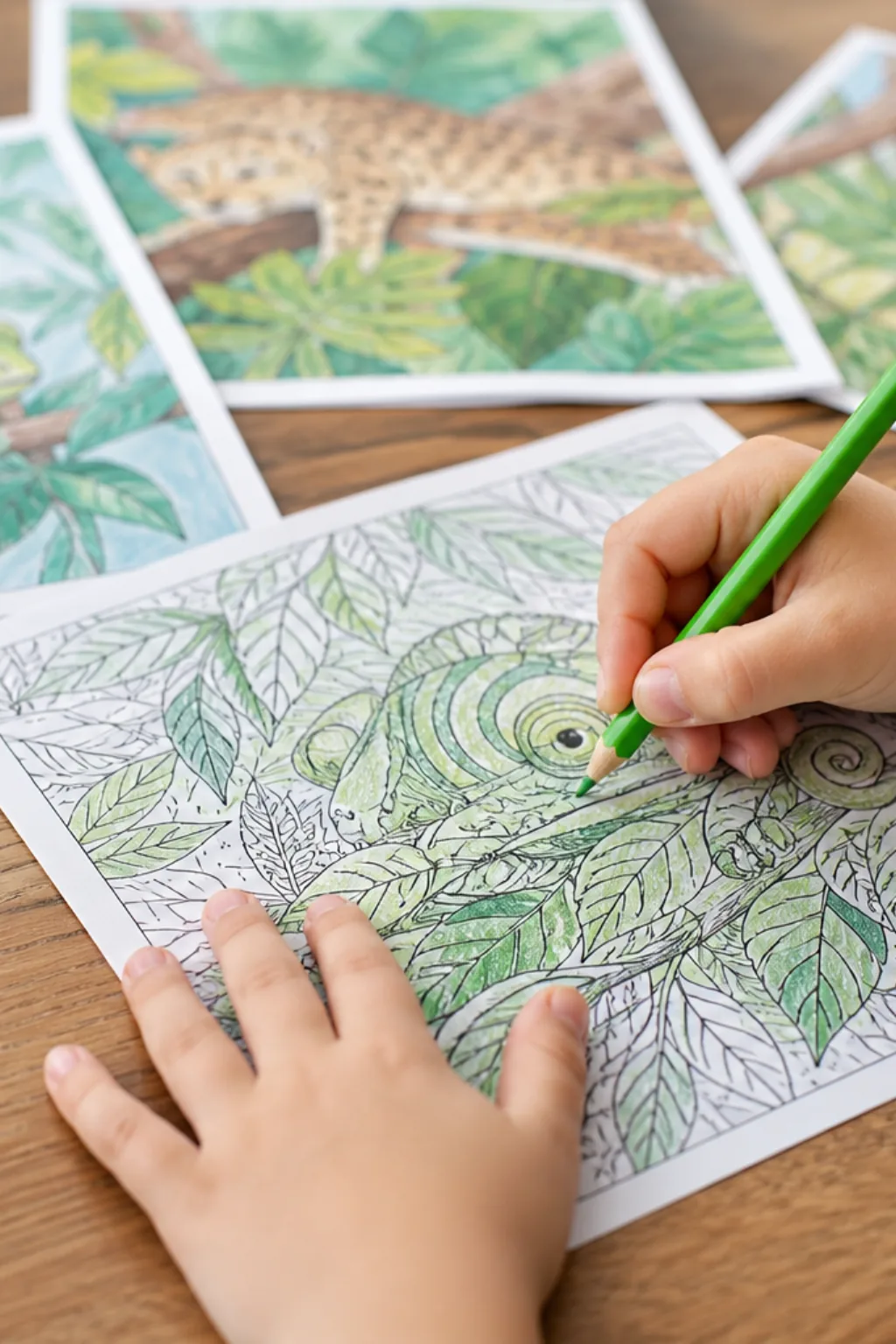 desenhos de animais camuflados para colorir - 2