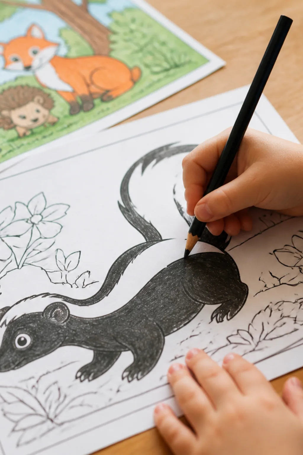 desenhos de cangambá para colorir - 2