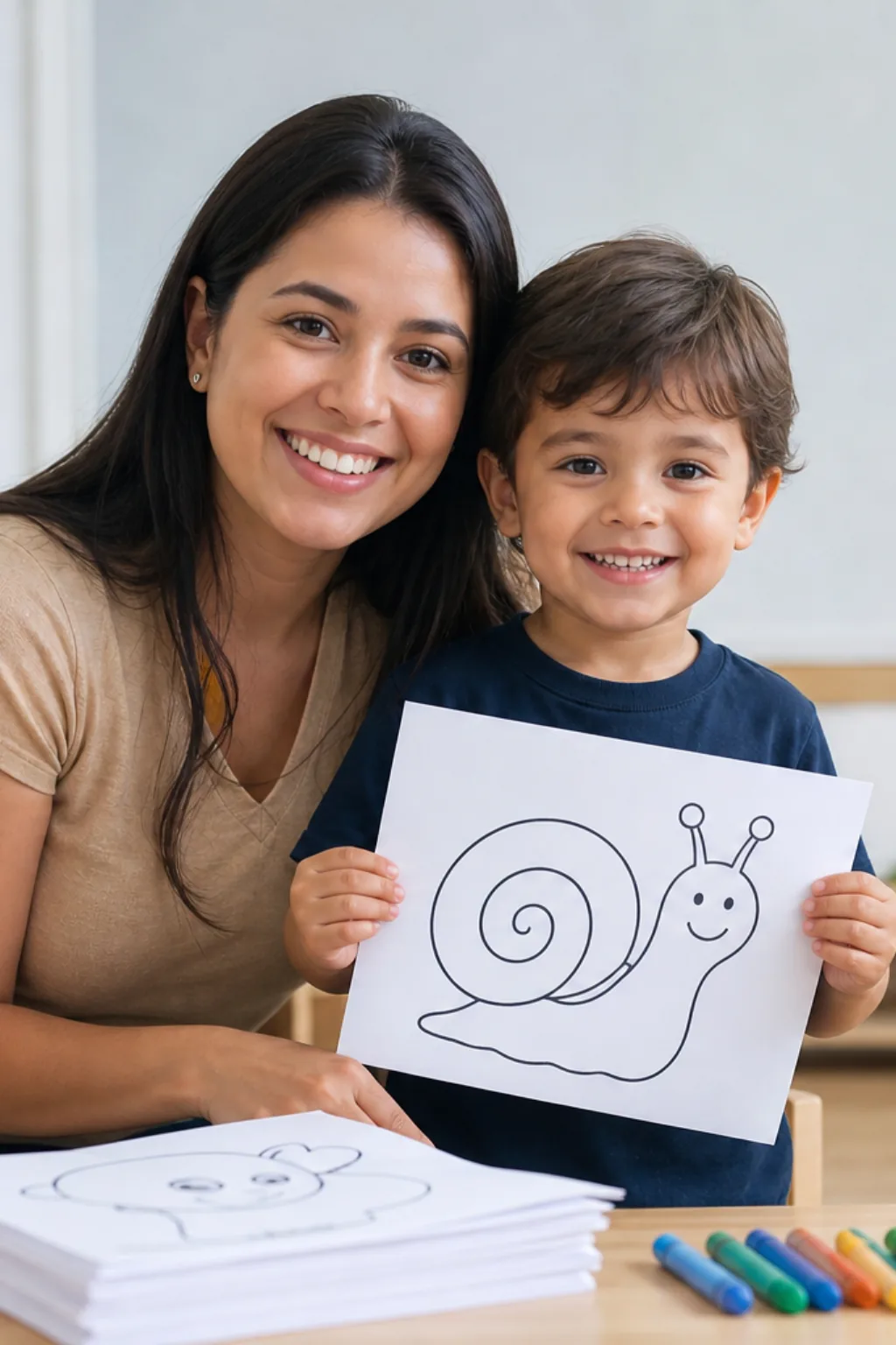 desenhos de caracol para colorir - 1