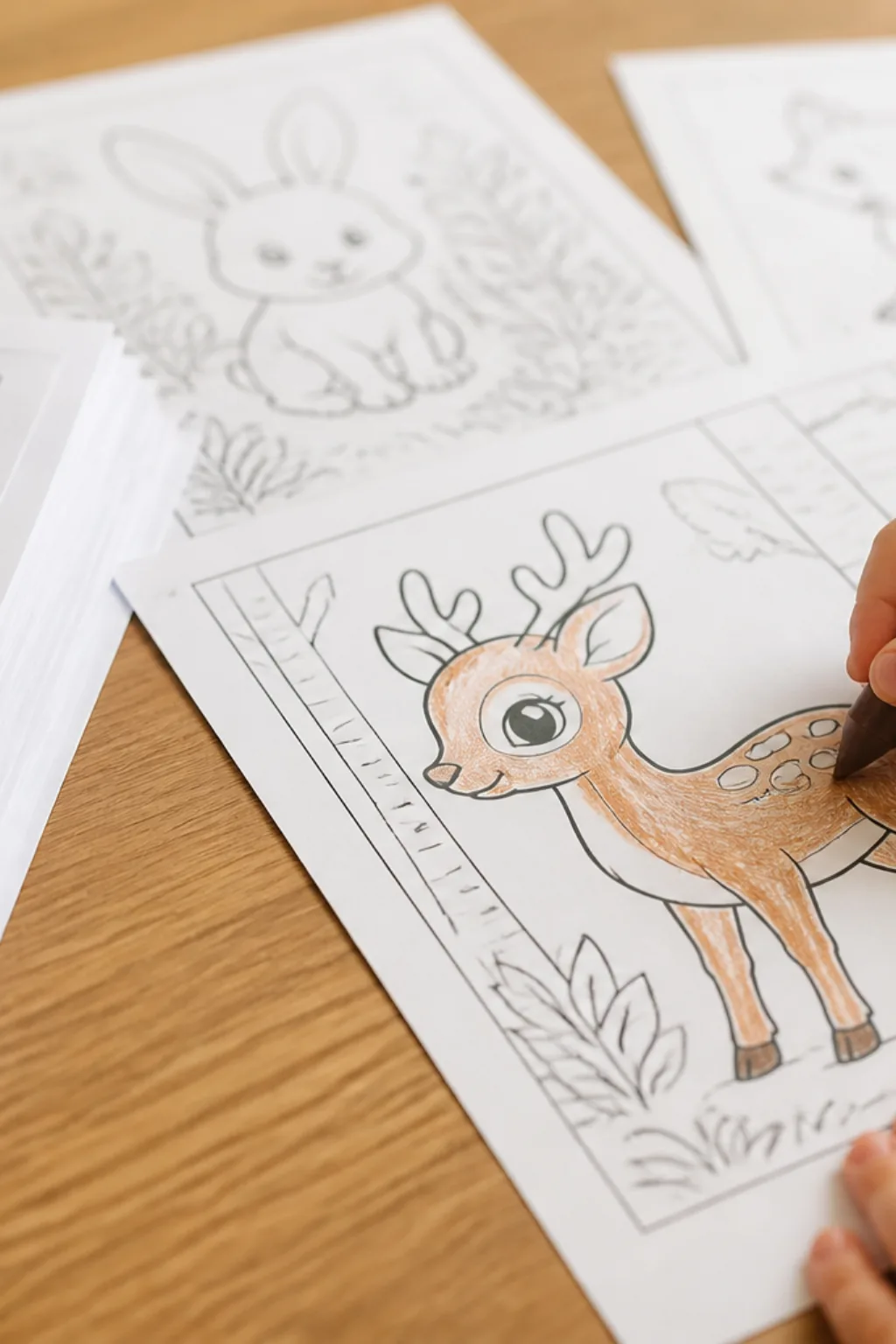 desenho de cervo para colorir - 2