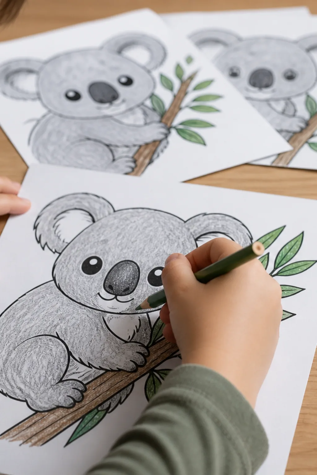 desenho de coala para colorir - 2