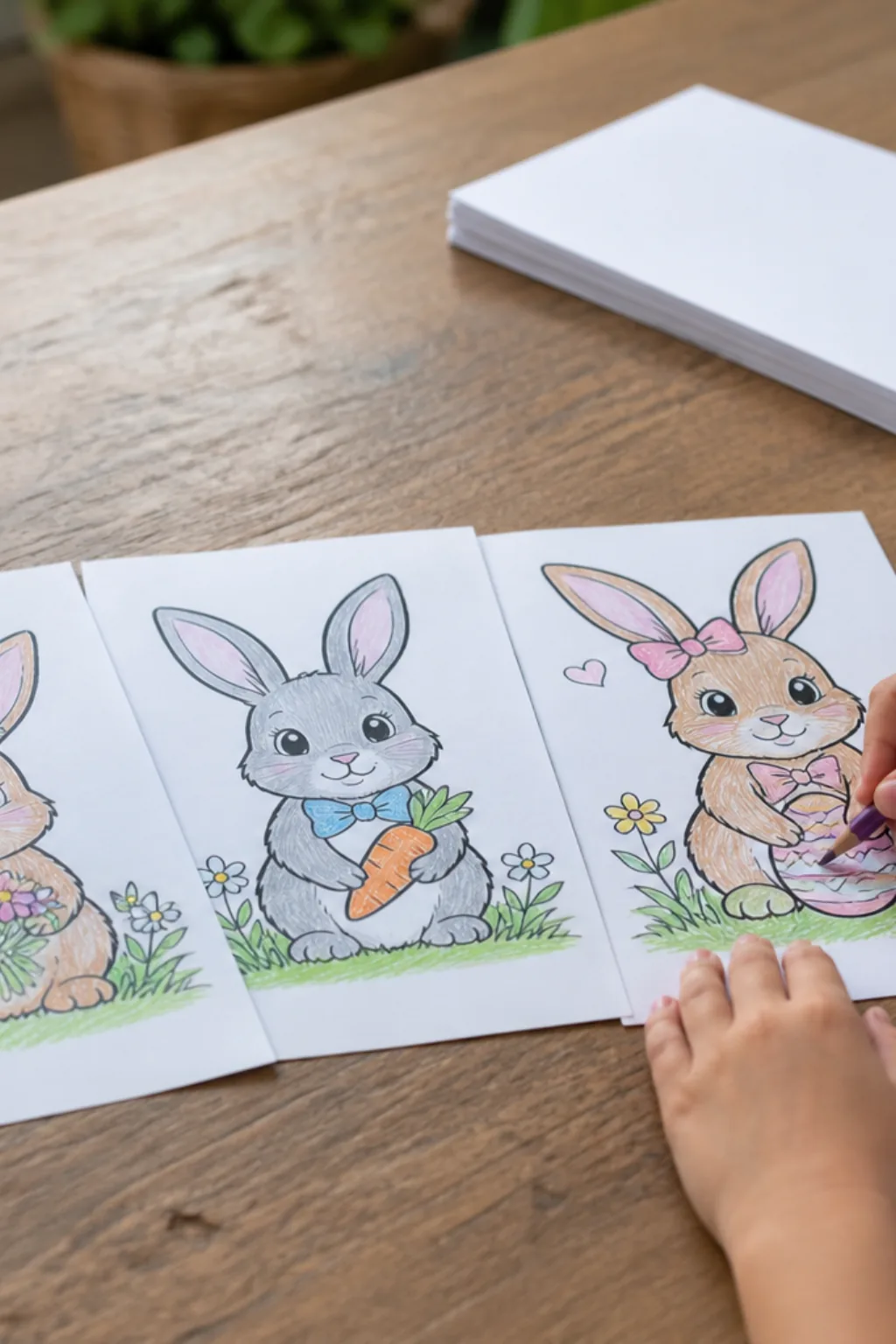 desenhos de coelho para colorir - 2