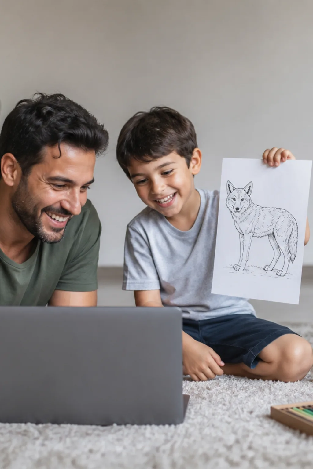 desenhos de coiote para colorir - 1