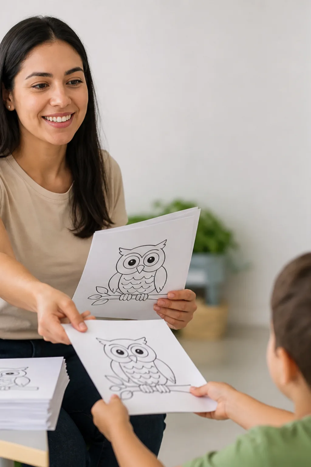 desenhos de coruja para colorir - 1