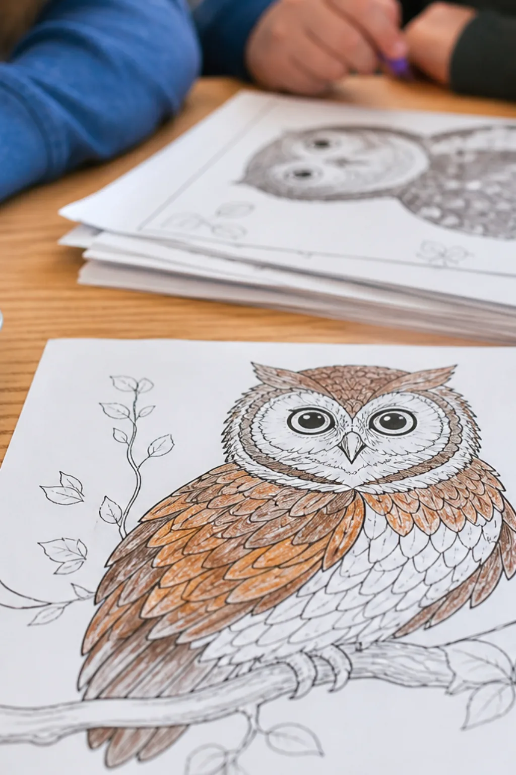 desenhos de coruja para colorir - 2